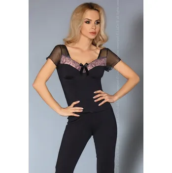 Perfektní komplet Dorothy - LivCo Corsetti černá L/XL