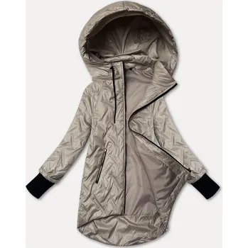 Světle béžová lehká dámská bunda s odepínací kapucí S'West (B8371-70) odstíny béžové 52