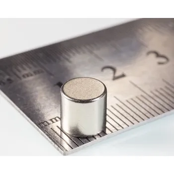 Dekorativní magnet Magsy Neodymový magnet válec pr.7x7 N 80 °C, VMM7-N42 Počet kusů: 1 ks