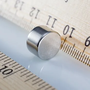 Dekorativní magnet Magsy Neodymový magnet válec pr.11x7 N 80 °C, VMM7-N42 Počet kusů: 15 ks