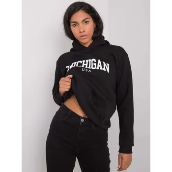 Dámská mikina Sweatshirt-RV-BL-6672.99-black RUE PARIS černá 3291925