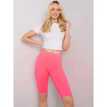 Dámské legíny Leggings-EM-LG-574.05-fluo pink ex moda růžová 3292492
