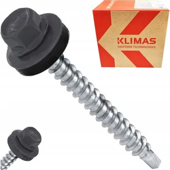 Šroub Farmářský šroub s podl. RAL 7024 4,8X55 (200ks)