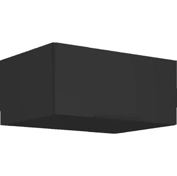 Kuchyňská skříňka Horní skříňka, černá, SIBER 80 NAGU-36 1F
