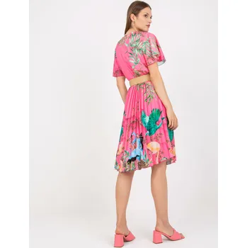 Dámské šaty Dress-DHJ-SK-15817.32-Pink Italy Moda růžová 3300583