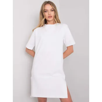 Dámské šaty Dress-RV-SK-6755.20X-white RUE PARIS bílá 3299912