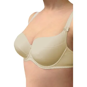 Podprsenka Hladká vyztužená dámská podprsenka full cup Malinez Nicole Light Béžová béžová 95D