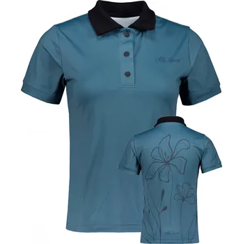 Dámské tričko Dámské funkční tričko s límečkem premium ALTISPORT VOJ/ALW075TR05 DARK-PET L