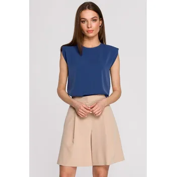 Dámské kalhoty Dámské kraťasy S266 - Stylove XL béžová