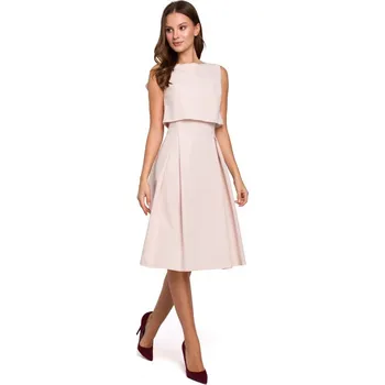 Dámské šaty Dámské šaty s otevřenou zadní stranou K005 - Makover M-38 černá