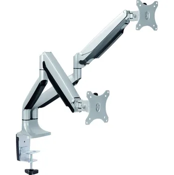 Elektronika Value držák na stůl pro monitor 2 Displej: (s) šedá nastavitelná výška, otočný