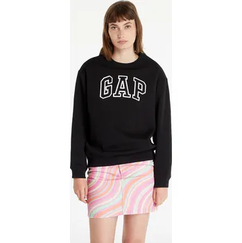 Dámská mikina Mikina GAP V-Gap Heritage Crew True Black M