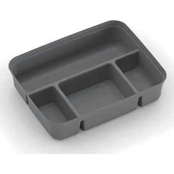 Úložný box Šedý plastový rozdělovač do úložného boxu 31,5x24x7,5 cm K Latch Box – KIS ID_1690418