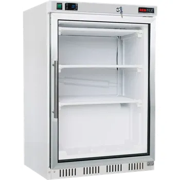 Skříň mrazicí 130 l prosklené dveře 3x rošt, bílá | REDFOX - HF 200/G