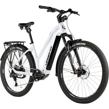 Elektrokolo Krosové elektrokolo Leader Fox Bend dámské 28" 2024 bílé rám 18