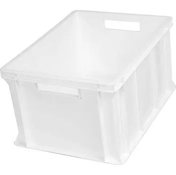 Gastro Přepravka plast 20 l, 40 × 30 × 21 cm, bílá