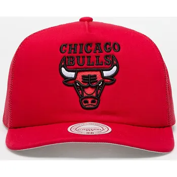 Kšiltovka Kšiltovka Mitchell & Ness NBA Evergreen Bulls Trucker Cap Red Universal