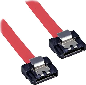 Síťový kabel LINDY pevný disk kabel [1x SATA zástrčka 7-pólová - 1x SATA zástrčka 7-pólová] 0.20 m červená