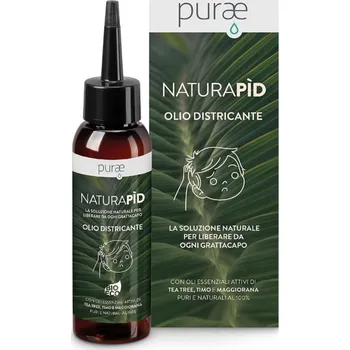 Přípravek proti hmyzu Purae Naturapìd Přírodní olej proti vším a hnidám + hřebínek 100 ml