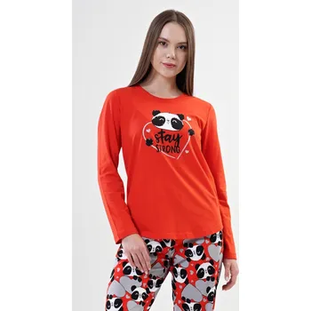 Dámské pyžamo dlouhé Stay strong šedá XL