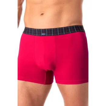 Pánské spodní prádlo PÁNSKÉ BOXERKY MXH 408 A25 červená XL