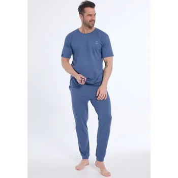 Pánská móda Pyžamo Cornette 462/287 Lofoten kr/r M-2XL pánské džínovina XL