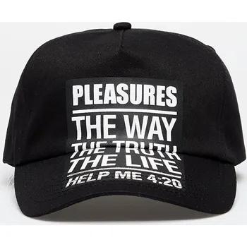 Kšiltovka Kšiltovka PLEASURES Proverb Cap Black Universal