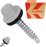 Farmářský šroub s podl. RAL 9006 4,8X35 (250ks)