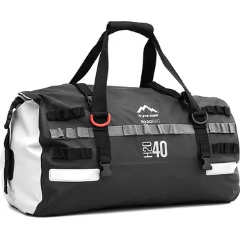 Zavazadlo na motocykl X-PLOR RoadBag, voděodolný, černý/bílý, 40 l