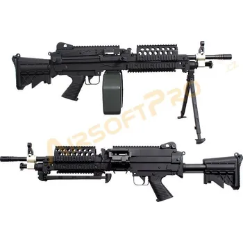Airsoftová zbraň A&K Airsoftový kulomet MK46 s výsuvnou pažbou - celokov