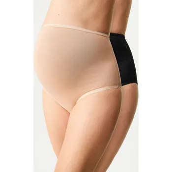 Kalhotky 2PACK Těhotenské kalhotky s vysokým pasem