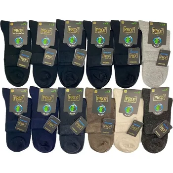 Sada pánského spodního prádla PONOŽKY 17411 DIABETICKÁ BAMBUSOVÁ SMĚS MIX jedna velikost