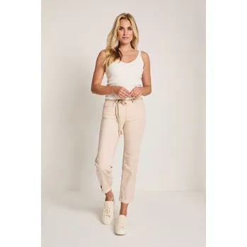 Dámské kalhoty Kalhoty Para Mi Bobby 207091 230 jemně béžové letní materiál Velikost: 34