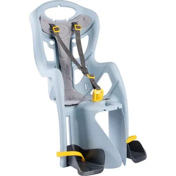 cyklosedačka BELLELLI PEPE Dětská sedačka na kolo, upevnění na zadní nosič, modrá