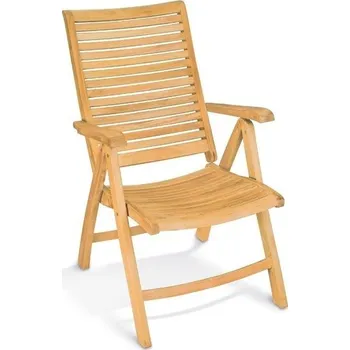 Polohovací křeslo GENTLE 109x52x62cm, teak