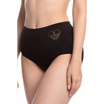 Dámské oblečení Dámské kalhotky MIDI L-LC4009MX-02 černá XXXXL