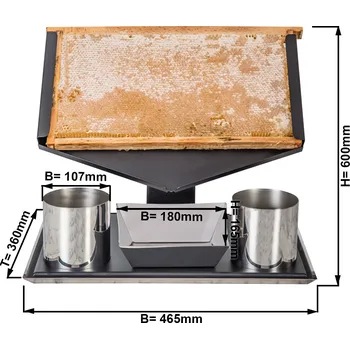 Dávkovač mýdla G.Gastro Dávkovač na med s držákem na plástev