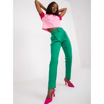 Pants-DHJ-SP-12787.21X-light green Italy Moda zelená 3295721