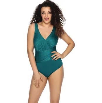 Dámské plavky Dámské jednodílné plavky 44 - AVA smaragdová 95/D