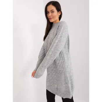 Dámský svetr Sweater-BA-SW-8013.14P-grey BADU šedá 3298103