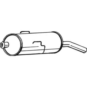 Tlumič výfuku Zadní tlumič výfuku BOSAL 190-797