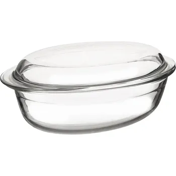 ORION Skleněný pekáč s víkem 33x20cm oválný