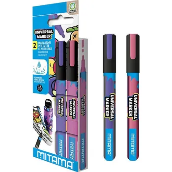 MITAMA UNI, 2,5 mm, fialový-růžový, 2 ks