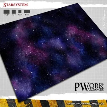 Příslušenství k deskovým hrám Podložka Star System - Wargames Terrain Mat 92x92 cm (Pwork)