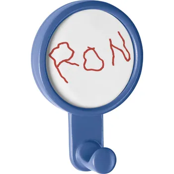 Spirella dětský háček RON, modrý, ABS, samolepící, 70 x 106 mm