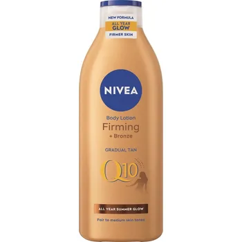 Tělové mléko Nivea Q10 Zpevňující tónovací tělové mléko