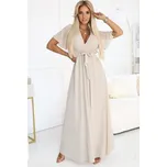 Dámské šaty NUMOCO 545-3 BÉŽOVÁ unisize