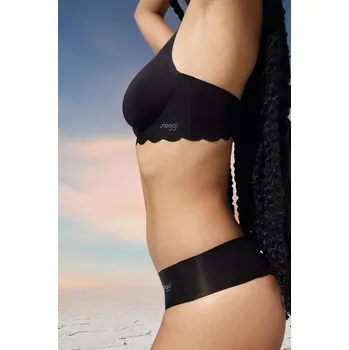 Kalhotky Dámské kalhotky ZERO Microfibre 2.0 Hipstring 2P - BLACK - černé 0004 - SLOGGI BLACK XS