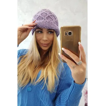 Čepice Roma Bis fleecová čepice K235 fialová UNI