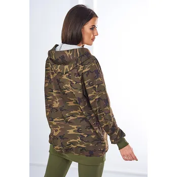 Dámská halenka 3dílná souprava Vřesoviště halenka, top a legíny hnědá + cappuccino UNI